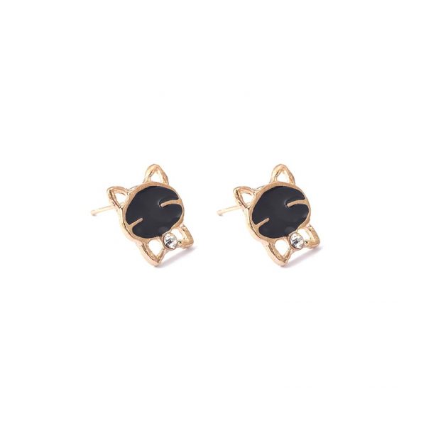 Lindos Aretes De Gato Negro