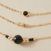 Collar De Cuentas Negras - Imagen 3
