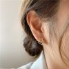 Aretes De Diamantes Cuadrados Geomtricos - Imagen 2