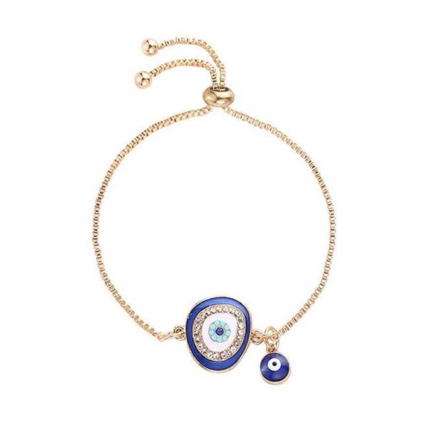 Pulsera ojo turco turquesa Azul