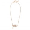 Collar De Perlas Artificiales y Hojas